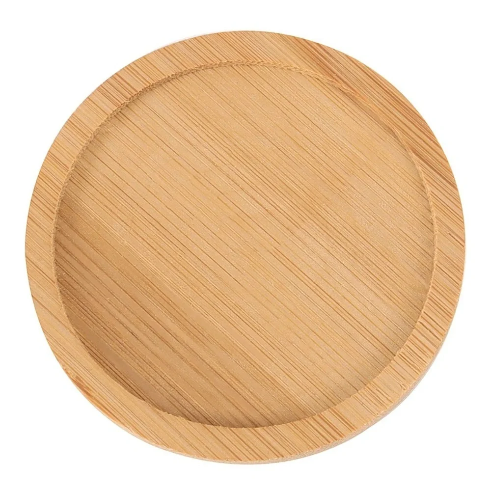Wooden Bamboo Plant Saucer Drip Tray